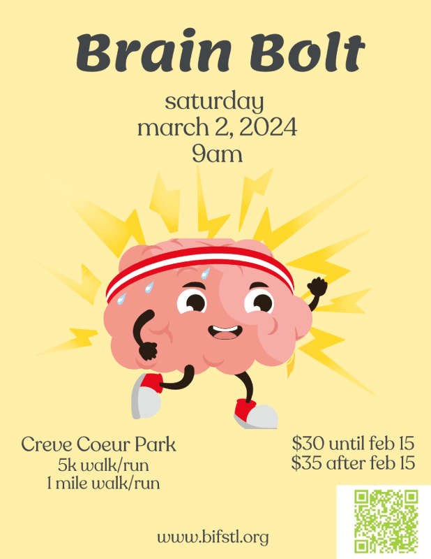 Brain Bolt 2nd Annual 5k Flyer